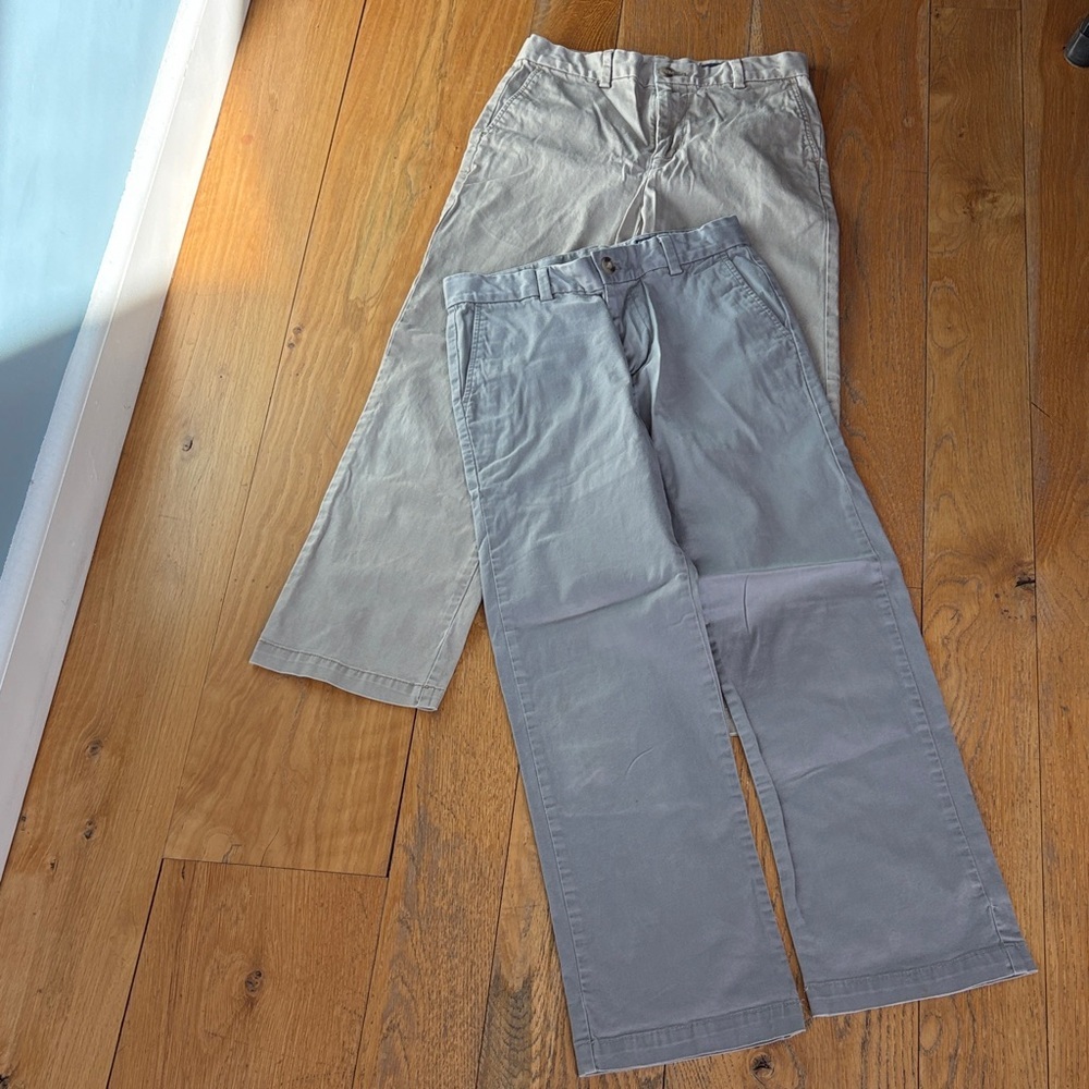 2 Pair Vineyard Vines Chinos. Size 14